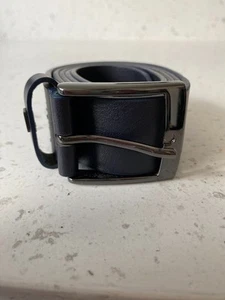TOMMY HILFIGER Blue Leather Belt Size 38 (Ref 2) - Picture 1 of 8
