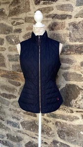 Joules navy blue gilet size 10 ladies women’s coat puffa body warmer - Picture 1 of 6