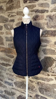 Joules navy blue gilet size 10 ladies women’s coat puffa body warmer - Image 1 of 4