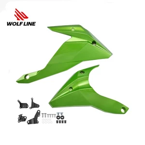 WOLFLINE Belly Pan Engine Spoiler Fairing Panel For Kawasaki Z400 2018-2024 - Picture 1 of 38