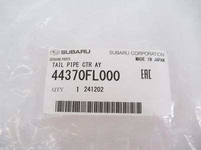 Genuine OEM Subaru 44370FL000 Tailpipe Extension 19-25 Forester 17-23 Impreza - Image 1 of 4