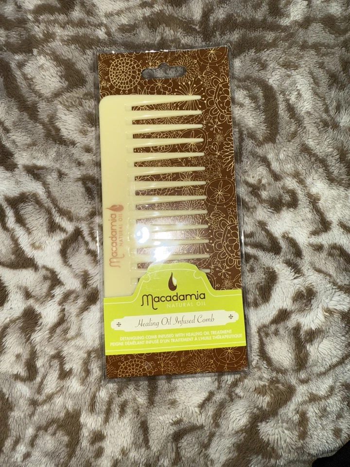Peine con infusión de aceite curativo profesional de macadamia Foto 1 de 1