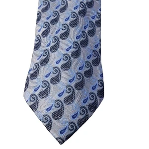 Ermenegildo Zegna 100% Silk Paisley Pattern Tie Made in Italy - Picture 1 of 6