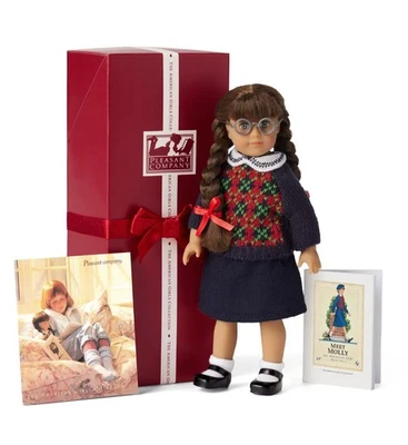 Nueva MUÑECA MINI MOLLY American Girl Pleasant Company-Courtney Coll. Regalo Navidad Foto 1 de 4
