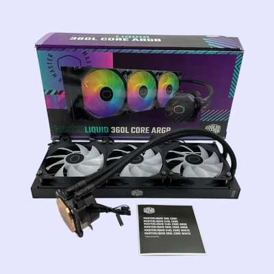 Cooler Master MasterLiquid 360L Core ARGB 360mm Close-Loop Liquid Cooler #MP0016 - Image 1 of 4