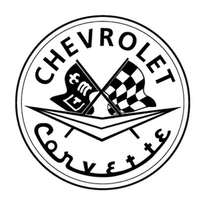 Chevrolet Chevy Corvette Racing die cut Vinyl car decal sticker 7” - Picture 1 of 1