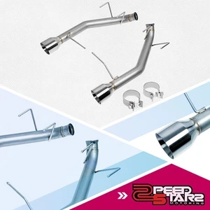 ESCAPE TRASERO GATO EJE CARRERAS CON PUNTA SILENCIADOR OD de 4" para Ford Mustang V6 2011-2014 - Imagen 1 de 7
