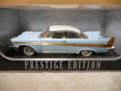 1/18 Anson 1958 Plymouth Fury in baby blue - Image 1 of 4
