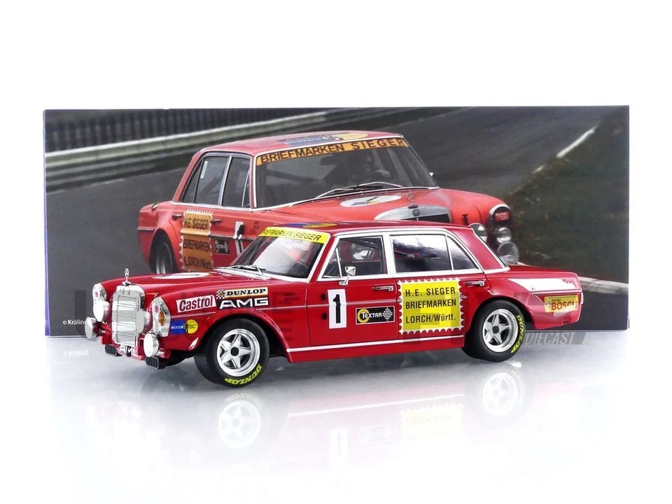 WERK 83 1/18 - MERCEDES-BENZ AMG 300 SEL 6.8 - 24H NURBURGRING 1972 W18030002 Foto 1 de 1