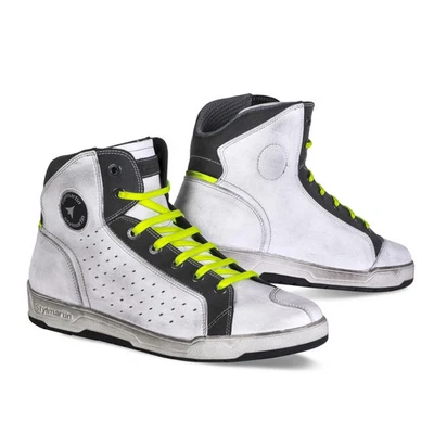 Stylmartin Sector Sneaker Motorcycle Boots in White - Image 1 of 4
