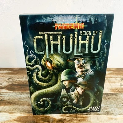 Настольная игра ужасов Pandemic Reign of Cthulhu - 100% комплект - игры Z-Man - Изображение 1 из 4