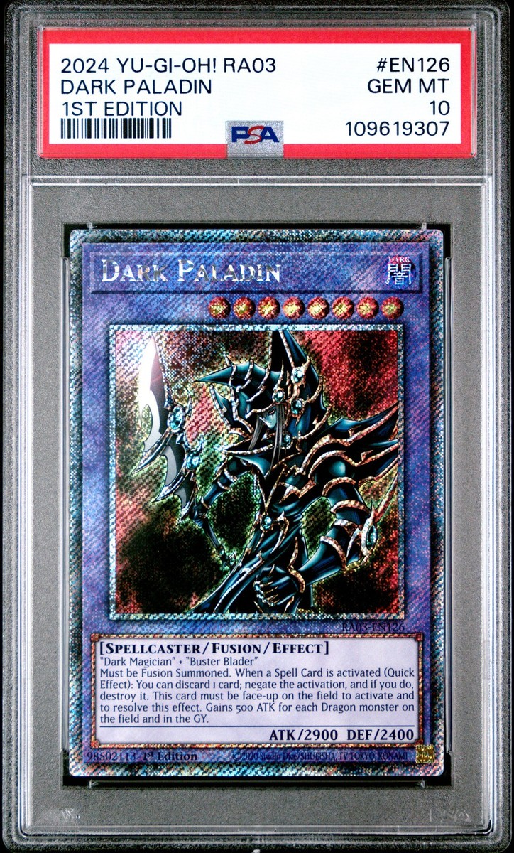 Dark Paladin Yu-Gi-Oh! TCG Professional Sports Authenticator
