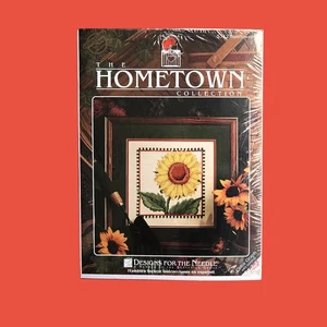 DESIGNS FOR THE NEEDLE COUNTED CROSS STITCH KIT:  SUNFLOWERS    SL - Picture 1 of 2