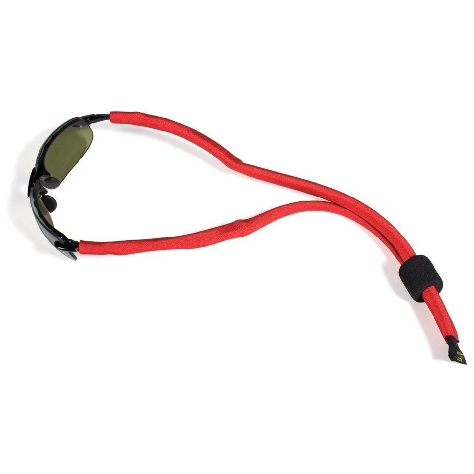 Croakies Lycra Flotador Suave Ojo/Retenedor de Gafas de Sol en Rojo Cereza 28" Pulgadas Hecho en EE. UU. Foto 1 de 1