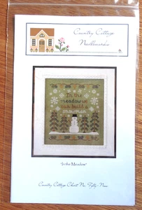NEW Country Cottage Needleworks Cross Stitch Pattern Chart "In the Meadow" - Picture 1 of 3