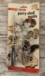 Fairgrove Patty Shell Set Rosette No.187 Party Gebäck Torten Vintage 1982 NEU! - Bild 1 von 4