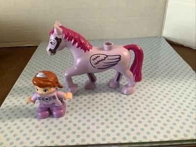 Lego Systems Duplo Púrpura Caballo Volador Pegaso/sofá- Sofía’s Royal Stable Foto 1 de 4