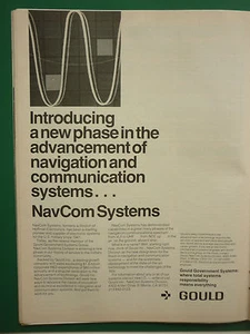 11/1978 PUB GOULD GOVERNMENT SYSTEMS NAVCOM VLF UHF ELECTRONICS US MILITARY AD - Picture 1 of 1