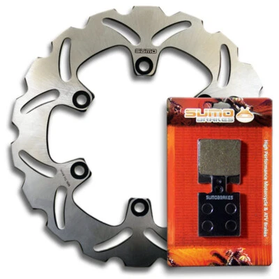 Rotor de freio traseiro + pastilhas para Ducati Monster 600 620 750 800 900 S4 1000 SuperSport - Imagem 1 de 4