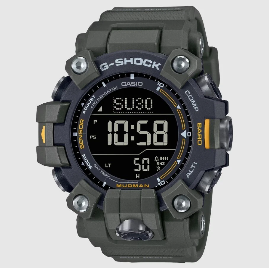 Orologio G-Shock GW-9500-3ER Mudman verde militare