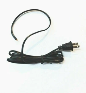 NEW 6ft 18 gauge 2 Prong Universal AC Appliance Replacement Power Supply Cord - Picture 1 of 1