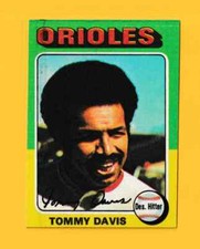 1975 Topps Mini Tommy Davis Baltimore Orioles #564 (KCR)
