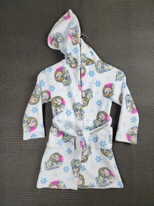 Frozen Disney fleece robe bathrobe size small dressing gown polyester Elsa Anna - Picture 1 of 11