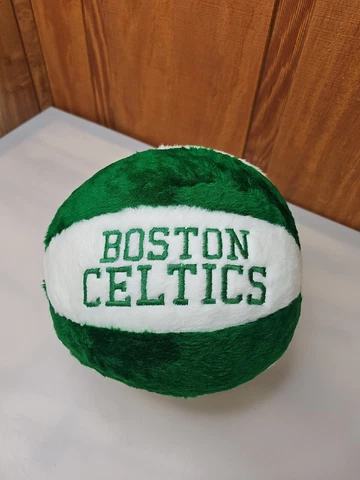 Vintage Boston Celtics Plush Sports Pillow Ball Fair Carnival Cover