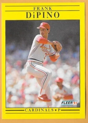 FRANK DiPINO ST. LOUIS CARDINALS #632 - FLEER NM-MT 1991 - Image 1 of 2