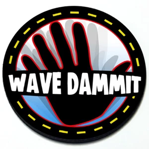 Wave Dammit - Insignia de parrilla magnética para MINI Cooper - Imagen 1 de 3