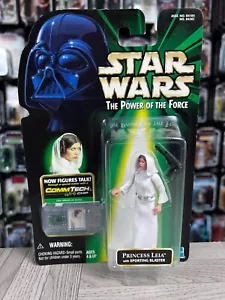 Star Wars - Power of the Force - Prinzessin Leia mit sportlichem Blaster - Bild 1 von 2