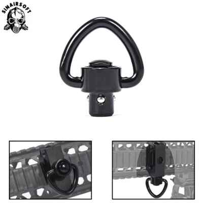 Tactical Tapered QD Rifle Sling Swivel Mount Push Button Airgun Airsoft adapter - Image 1 of 4