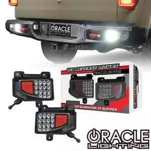 ORACLE Lighting Rear Bumper LED Reverse Lights For 2020-2023 Jeep Gladiator JT - Picture 1 of 21