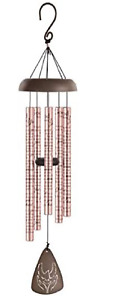 Carson Wind Chime, 30", Rose Gold