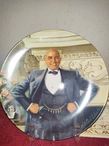 Annie Collector's "Daddy Warbucks" 1982 W/COA Knowles Collector Plate # J 6416. - Picture 1 of 12