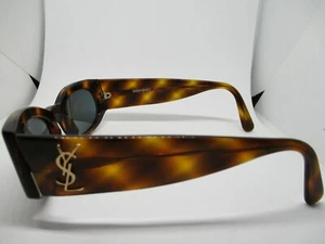 Vintage sunglasses Tortoiseshell yves saint laurent 6545 Y595 small 140 ### RARE - Picture 1 of 14