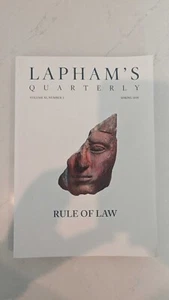 Lapham's Quarterly, Rule of Law, Spring 2018, vol XI, no 2 - Picture 1 of 1
