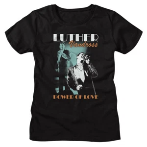 Luther Vandross Power Of Love Live On Stage Damen T-Shirt R&B Soul Musik - Bild 1 von 3