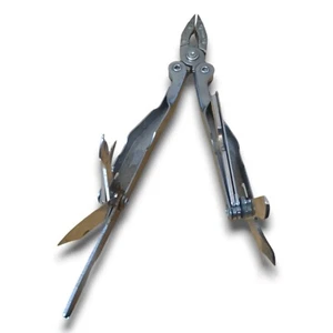 Schrade Tough Multi Tool Pliers 10 In 1 Original USA Knife File Camping Survival - Picture 1 of 3