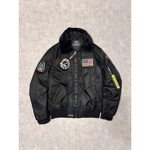 Avirex style TOP GUN B-15 Vintage Bomber Aviator Jacket - Picture 1 of 9
