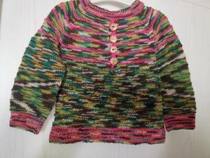 Kinder Strickpullover/Pulli Handarbeit 86 Neu! UNIKAT - Bild 1 von 2