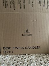 PARTYLITE 3 wick candle 6 x 5