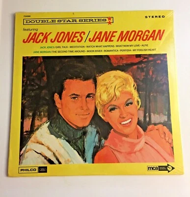 Jack Jones Jamie Morgan Double Star Series LP Vinyl Sealed New Philco Ford - Image 1 of 4