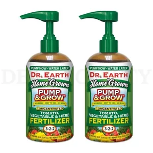 Dr. Earth Pump & Grow Organic Tomato Vegetable 3-2-2 Fertilizer 16oz Lot of 2 - Picture 1 of 4