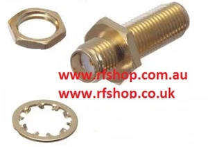 Adapter, SMA Jack to SMA Jack Bulkhead, CH-AJ-AJ-BH - Picture 1 of 1