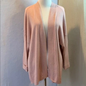 Knit Kimono Sweater Jacket, Mauve, One Size Fits Most, A New Day - Picture 1 of 12