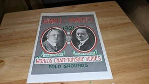 1921 New York Giants New York Yankees 80s World Series Reprint Program - Picture 1 of 7
