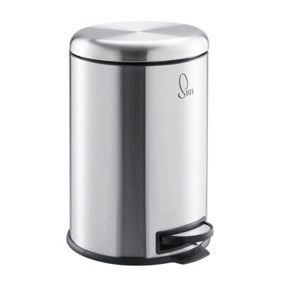 B-Ware SVITA Treteimer 20L Abfalleimer Mülleimer Papiertonne Edelstahl Silber  - Bild 1 von 4