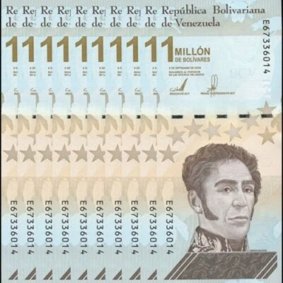 2020 Venezuela 10 Million Bolivar Soberano Cirulated Fast Shipping COA Authentic - Image 1 of 4