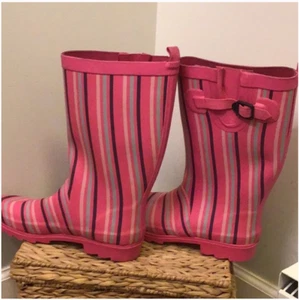 Capelli Regenstiefel New York rosa gestreift - Bild 1 von 2